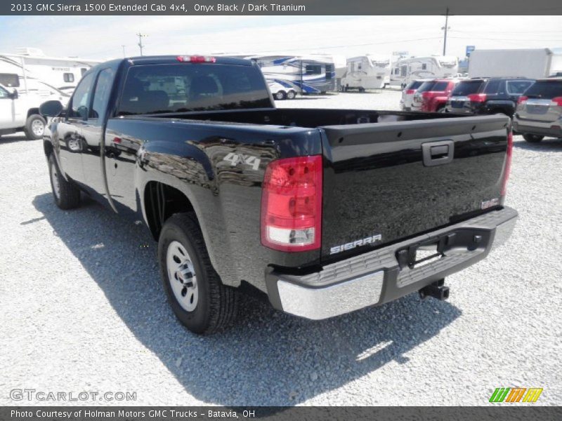 Onyx Black / Dark Titanium 2013 GMC Sierra 1500 Extended Cab 4x4