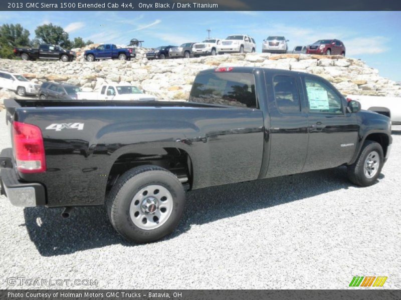 Onyx Black / Dark Titanium 2013 GMC Sierra 1500 Extended Cab 4x4