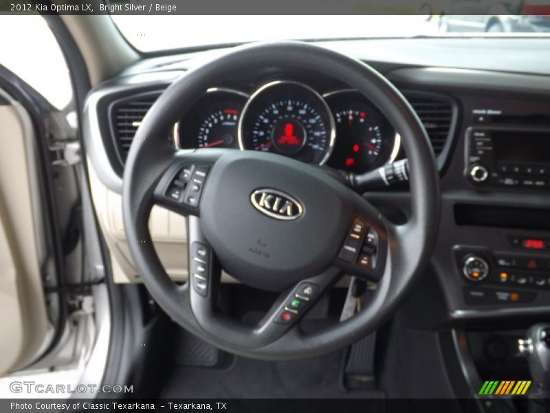 Bright Silver / Beige 2012 Kia Optima LX
