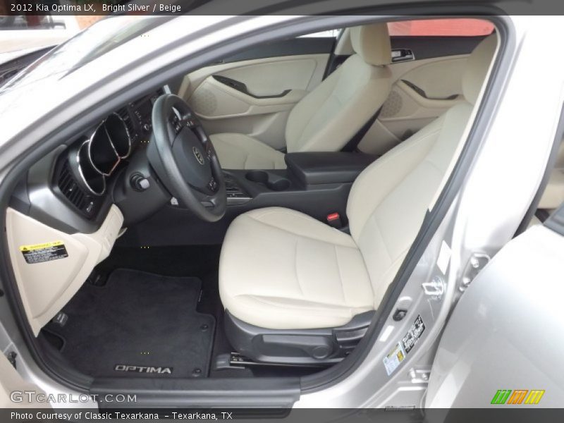 Bright Silver / Beige 2012 Kia Optima LX