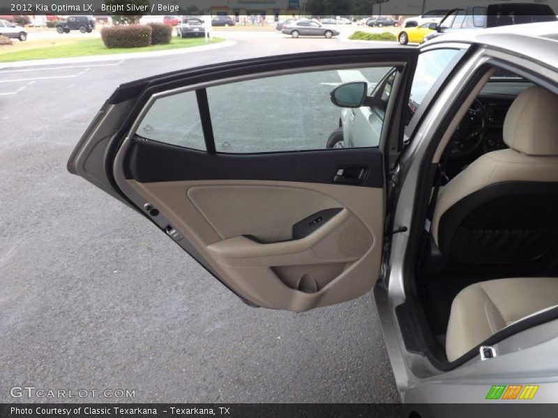Bright Silver / Beige 2012 Kia Optima LX