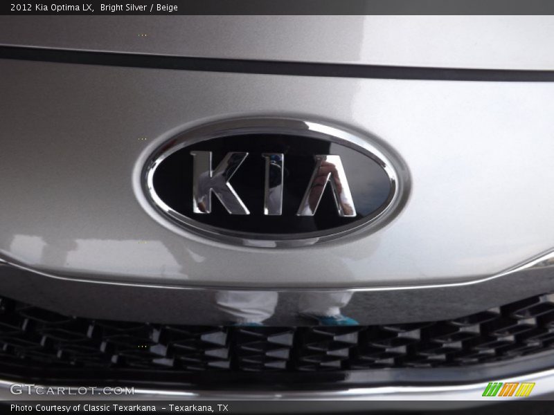 Bright Silver / Beige 2012 Kia Optima LX