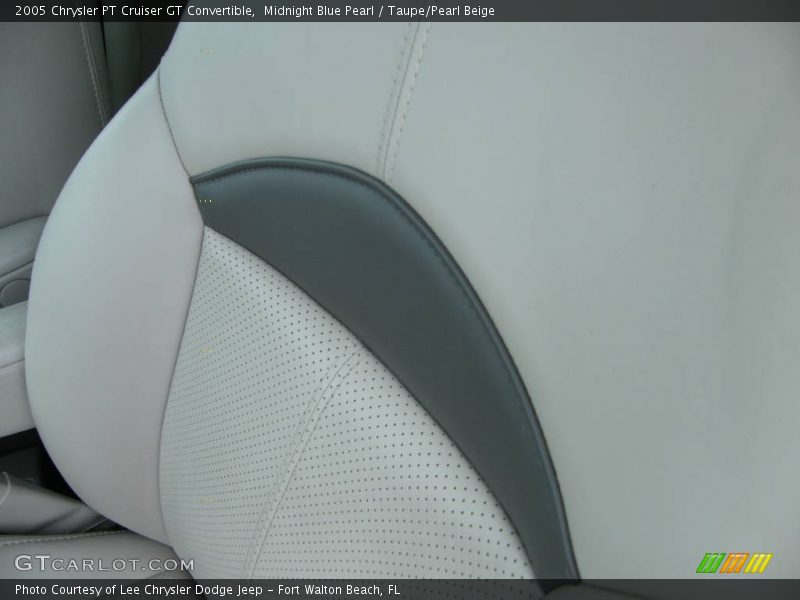 Midnight Blue Pearl / Taupe/Pearl Beige 2005 Chrysler PT Cruiser GT Convertible