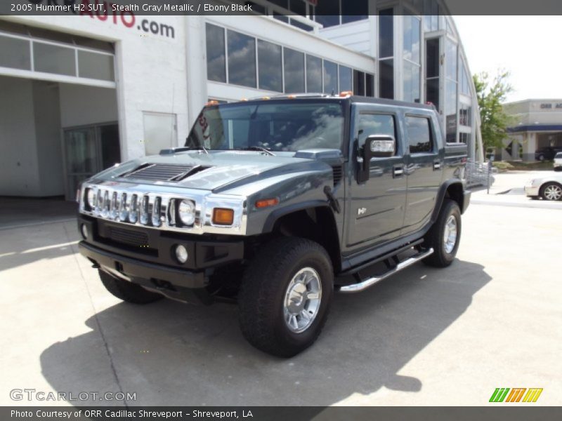 Stealth Gray Metallic / Ebony Black 2005 Hummer H2 SUT