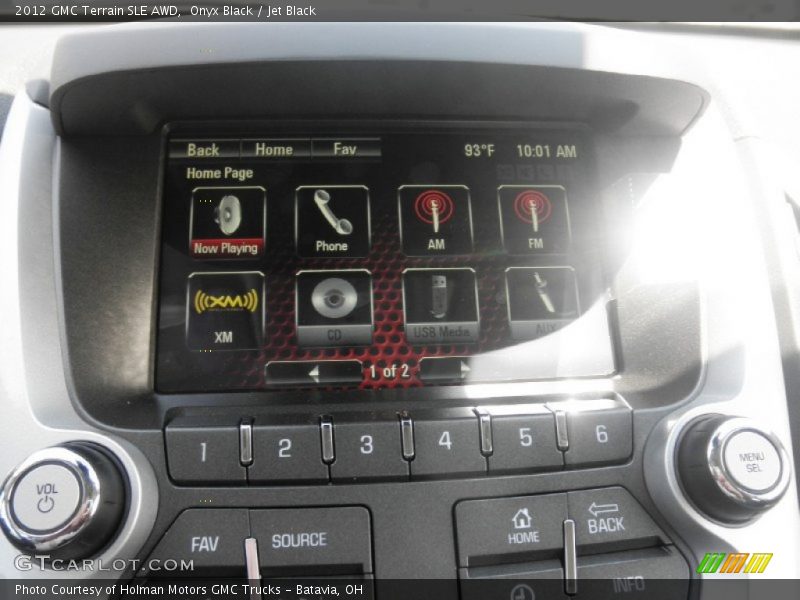 Onyx Black / Jet Black 2012 GMC Terrain SLE AWD
