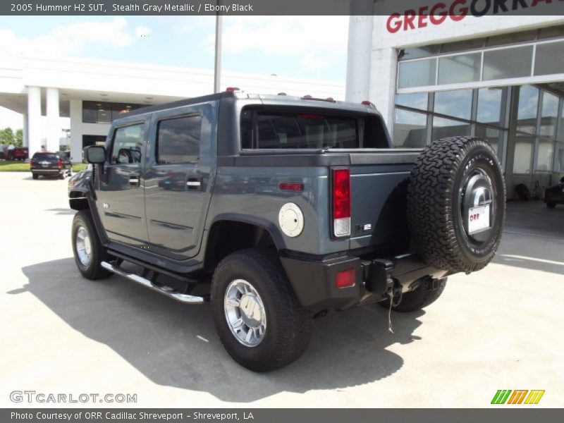 Stealth Gray Metallic / Ebony Black 2005 Hummer H2 SUT