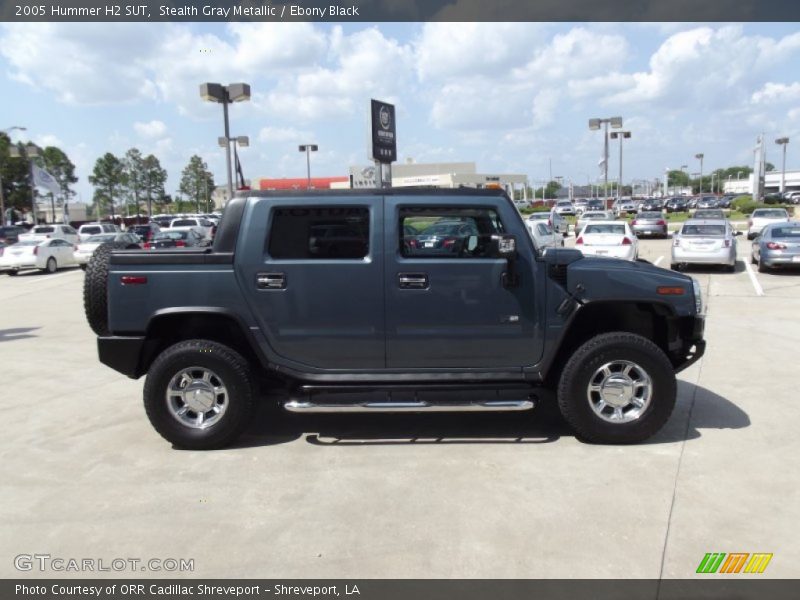 Stealth Gray Metallic / Ebony Black 2005 Hummer H2 SUT