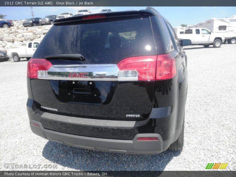 Onyx Black / Jet Black 2012 GMC Terrain SLE AWD