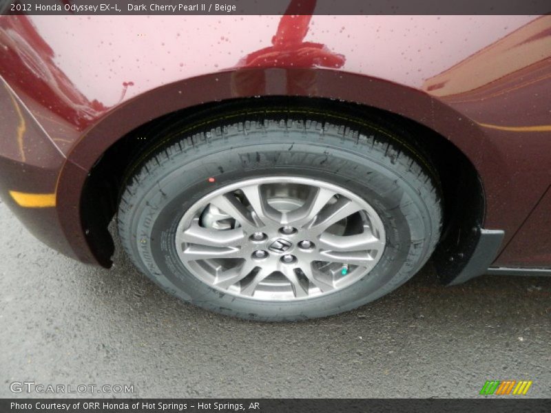 Dark Cherry Pearl II / Beige 2012 Honda Odyssey EX-L