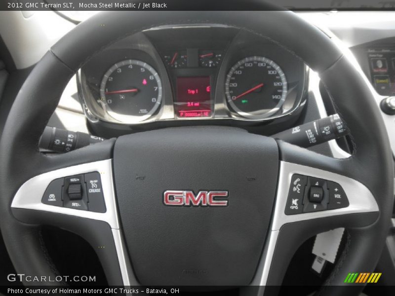 Mocha Steel Metallic / Jet Black 2012 GMC Terrain SLT