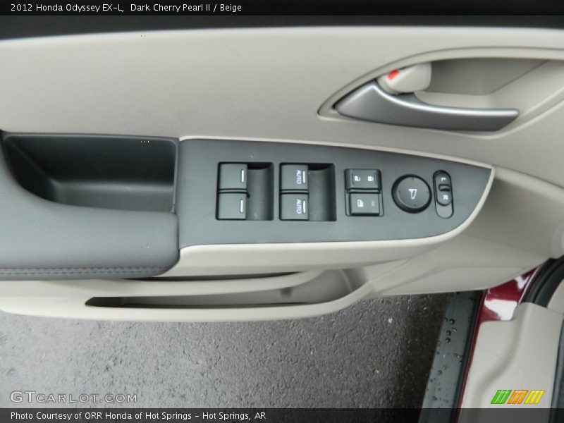 Dark Cherry Pearl II / Beige 2012 Honda Odyssey EX-L