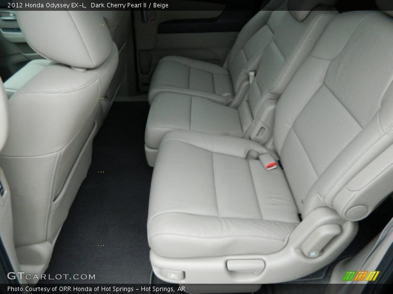 Dark Cherry Pearl II / Beige 2012 Honda Odyssey EX-L
