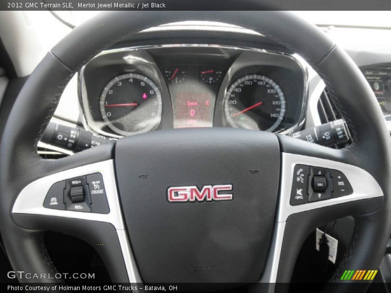 Merlot Jewel Metallic / Jet Black 2012 GMC Terrain SLE
