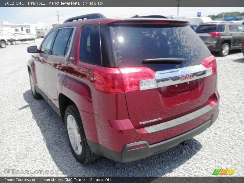 Merlot Jewel Metallic / Jet Black 2012 GMC Terrain SLE