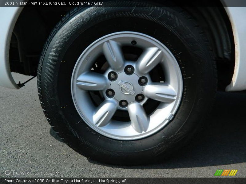 Cloud White / Gray 2001 Nissan Frontier XE King Cab