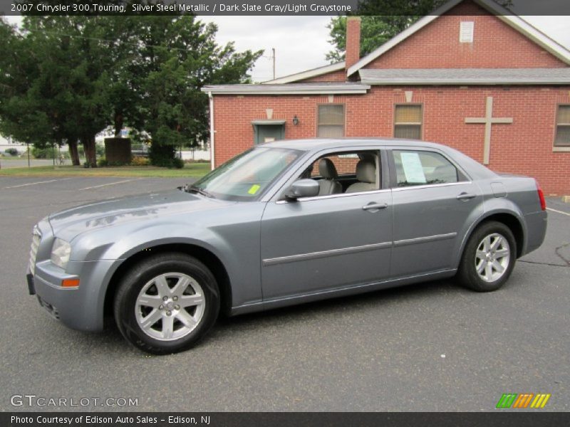 Silver Steel Metallic / Dark Slate Gray/Light Graystone 2007 Chrysler 300 Touring