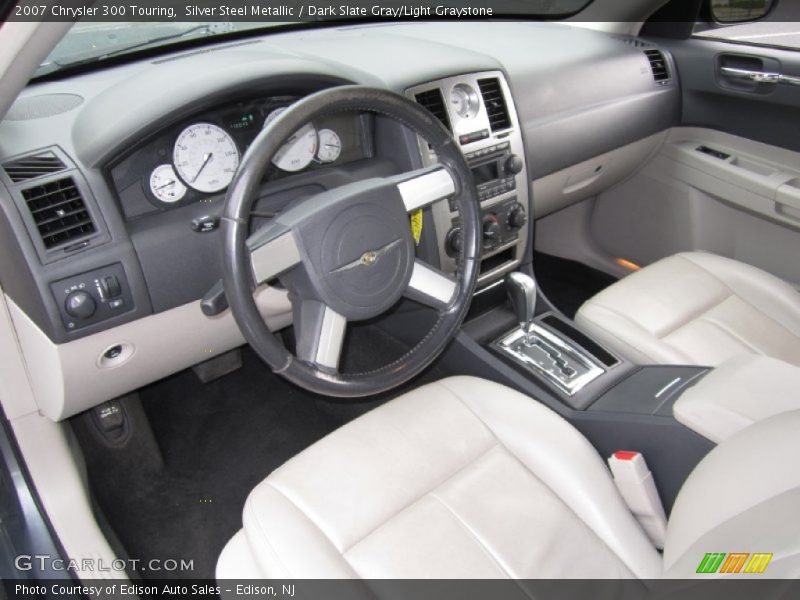 Silver Steel Metallic / Dark Slate Gray/Light Graystone 2007 Chrysler 300 Touring