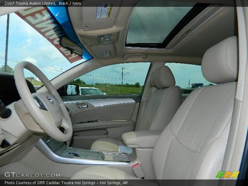 Black / Ivory 2007 Toyota Avalon Limited