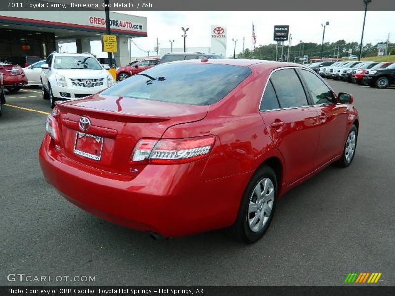 Barcelona Red Metallic / Ash 2011 Toyota Camry
