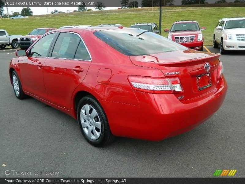 Barcelona Red Metallic / Ash 2011 Toyota Camry