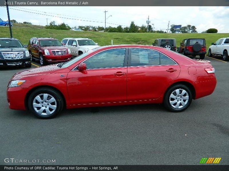 Barcelona Red Metallic / Ash 2011 Toyota Camry