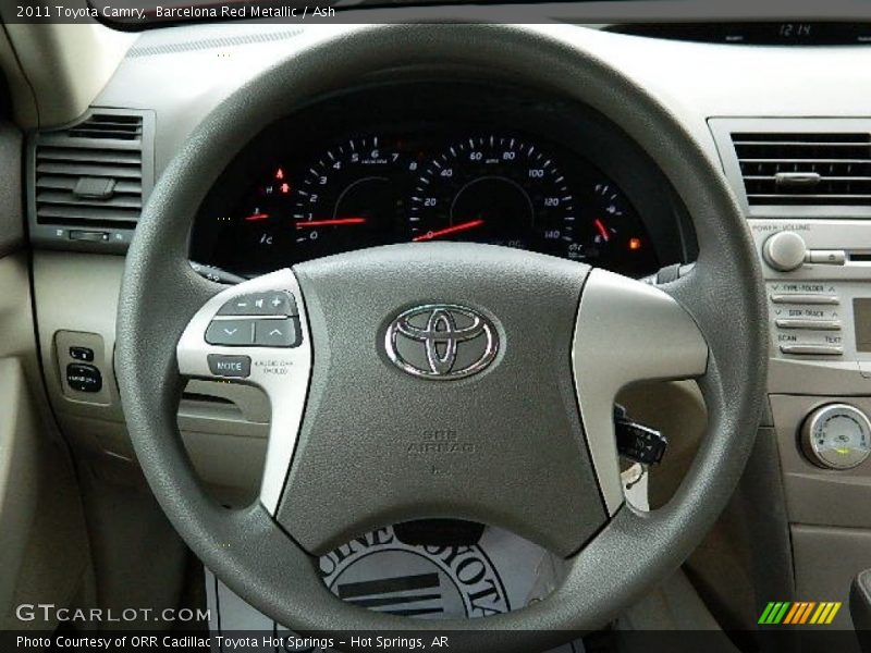 Barcelona Red Metallic / Ash 2011 Toyota Camry