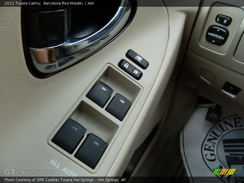 Barcelona Red Metallic / Ash 2011 Toyota Camry