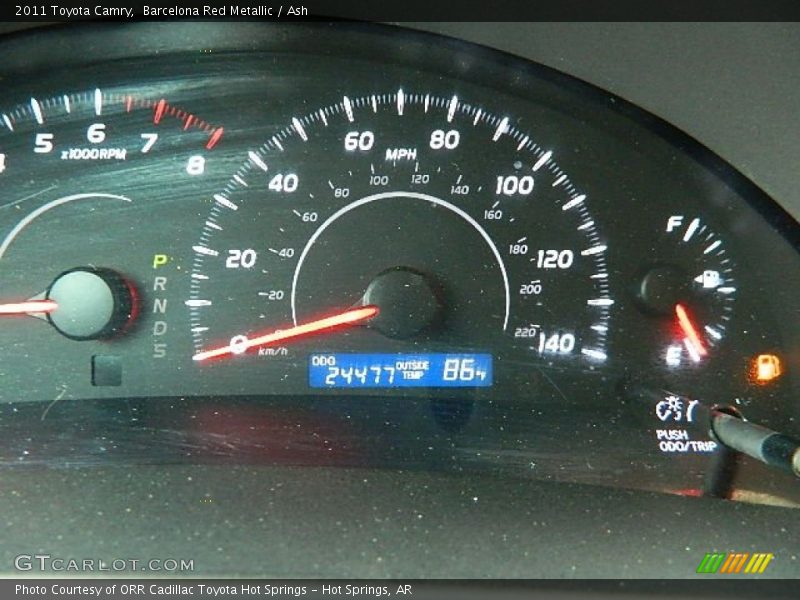 Barcelona Red Metallic / Ash 2011 Toyota Camry