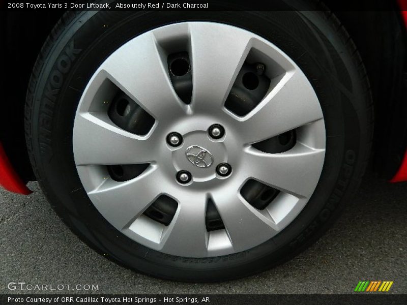 Absolutely Red / Dark Charcoal 2008 Toyota Yaris 3 Door Liftback