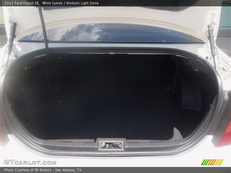 White Suede / Medium Light Stone 2012 Ford Fusion SE