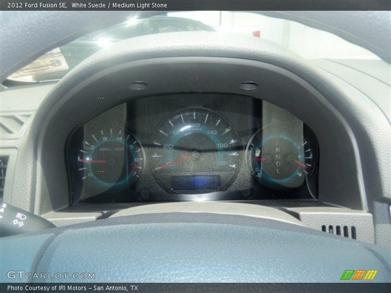 White Suede / Medium Light Stone 2012 Ford Fusion SE