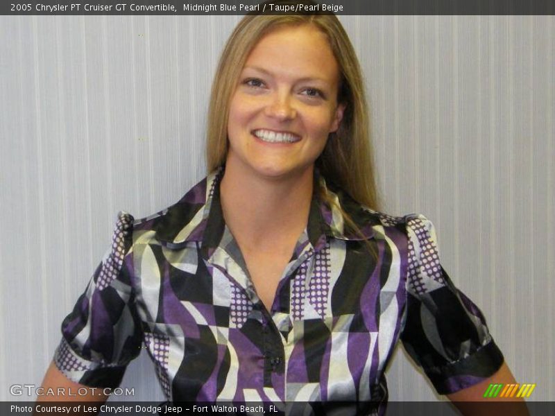 Midnight Blue Pearl / Taupe/Pearl Beige 2005 Chrysler PT Cruiser GT Convertible