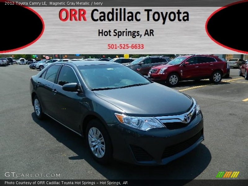Magnetic Gray Metallic / Ivory 2012 Toyota Camry LE