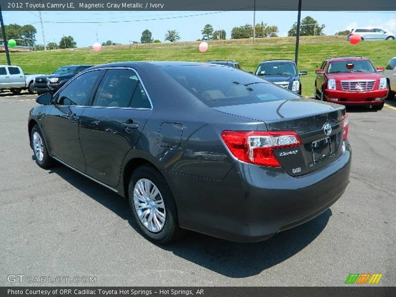 Magnetic Gray Metallic / Ivory 2012 Toyota Camry LE