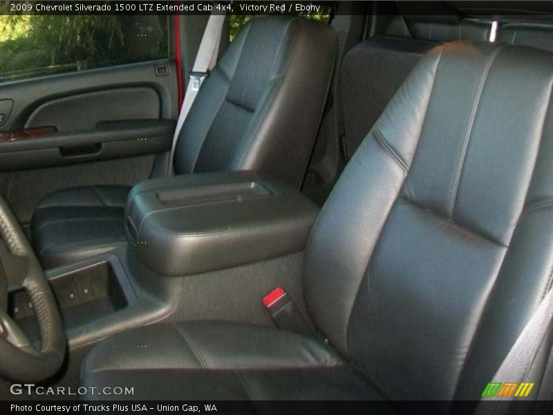 Victory Red / Ebony 2009 Chevrolet Silverado 1500 LTZ Extended Cab 4x4