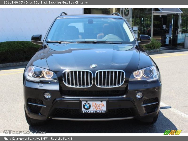 Black Sapphire Metallic / Cinnamon 2011 BMW X5 xDrive 50i