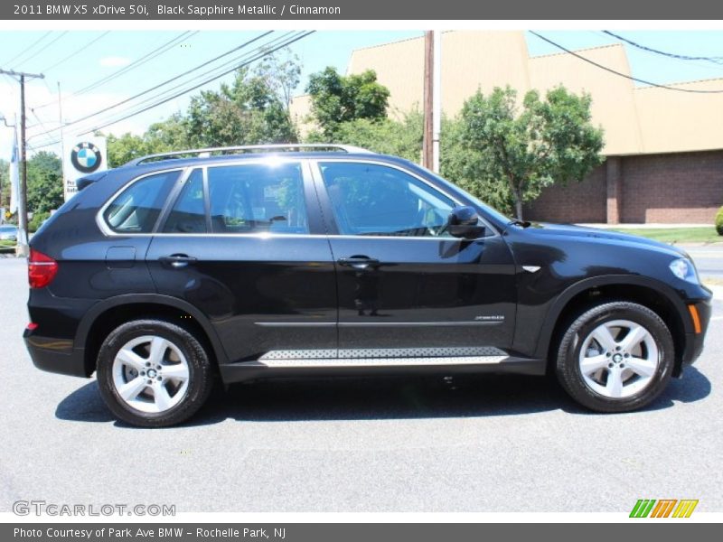 Black Sapphire Metallic / Cinnamon 2011 BMW X5 xDrive 50i