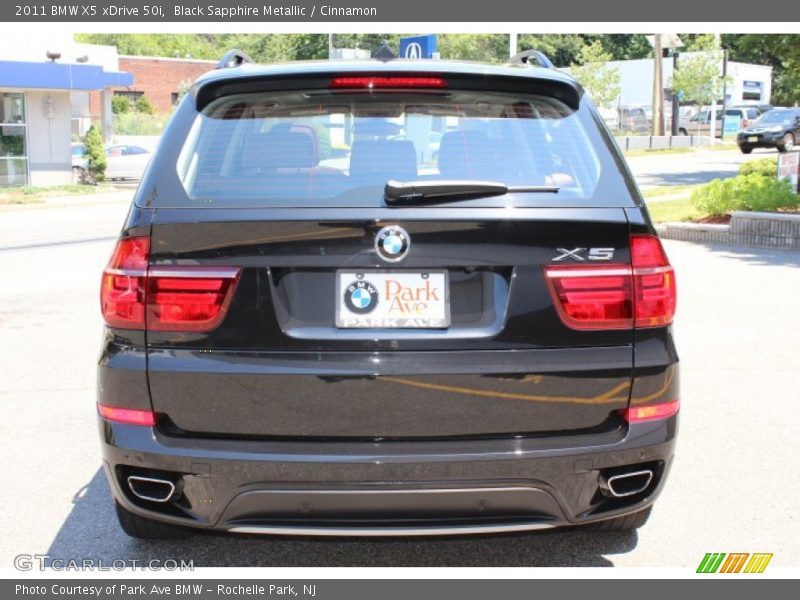 Black Sapphire Metallic / Cinnamon 2011 BMW X5 xDrive 50i