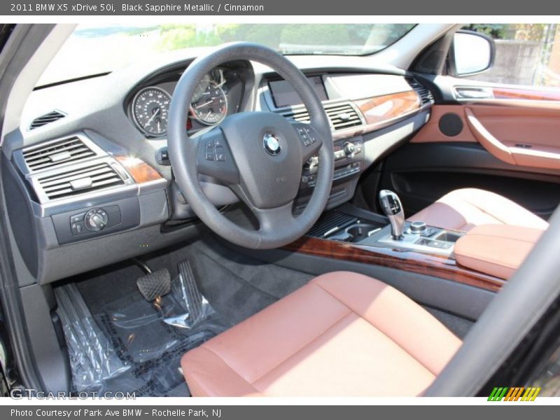 Black Sapphire Metallic / Cinnamon 2011 BMW X5 xDrive 50i