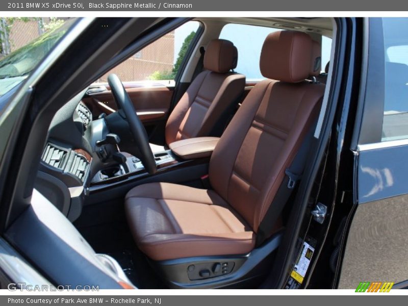 Black Sapphire Metallic / Cinnamon 2011 BMW X5 xDrive 50i