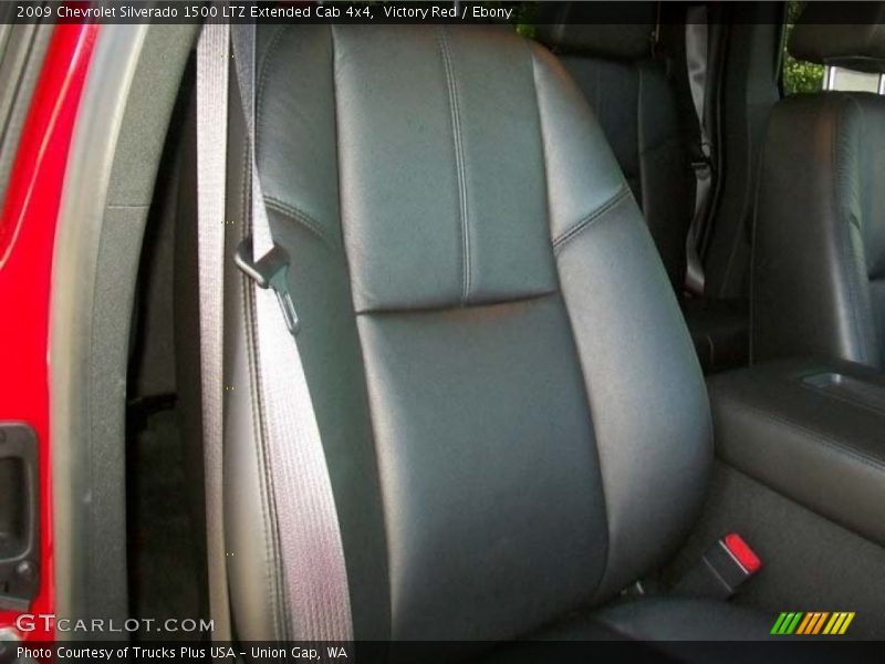 Victory Red / Ebony 2009 Chevrolet Silverado 1500 LTZ Extended Cab 4x4