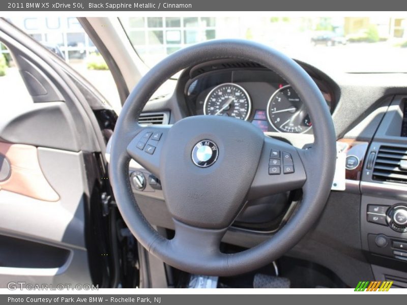 Black Sapphire Metallic / Cinnamon 2011 BMW X5 xDrive 50i