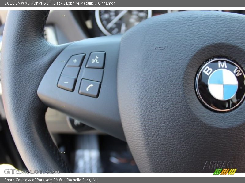 Black Sapphire Metallic / Cinnamon 2011 BMW X5 xDrive 50i
