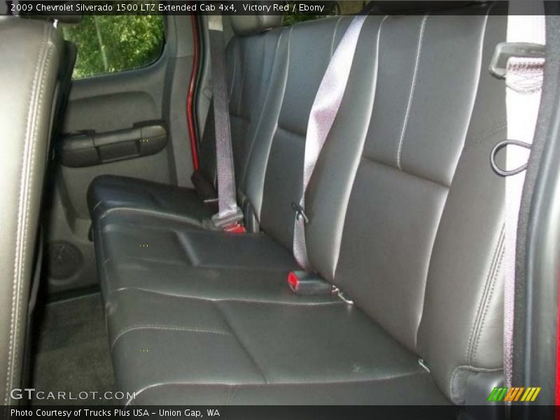 Victory Red / Ebony 2009 Chevrolet Silverado 1500 LTZ Extended Cab 4x4