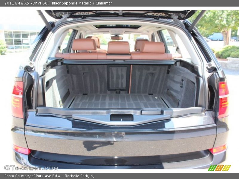Black Sapphire Metallic / Cinnamon 2011 BMW X5 xDrive 50i