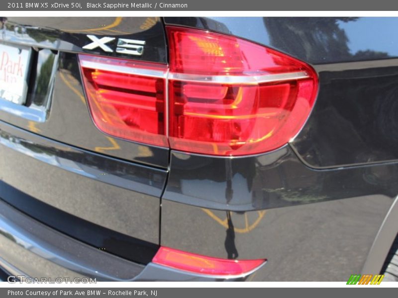 Black Sapphire Metallic / Cinnamon 2011 BMW X5 xDrive 50i
