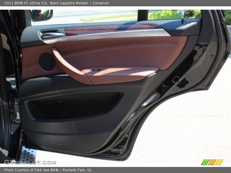 Black Sapphire Metallic / Cinnamon 2011 BMW X5 xDrive 50i
