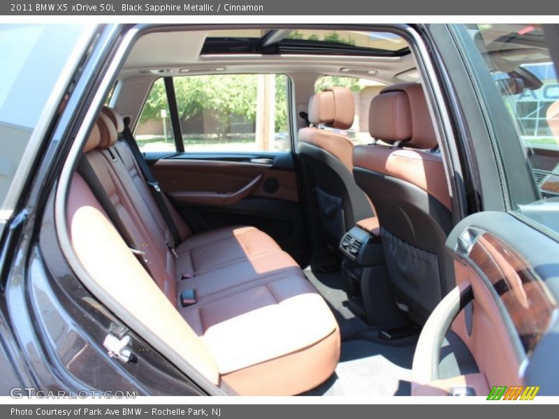Black Sapphire Metallic / Cinnamon 2011 BMW X5 xDrive 50i