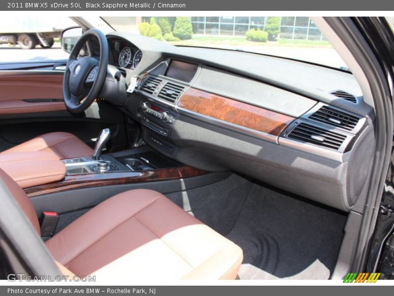 Black Sapphire Metallic / Cinnamon 2011 BMW X5 xDrive 50i