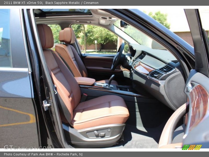 Black Sapphire Metallic / Cinnamon 2011 BMW X5 xDrive 50i